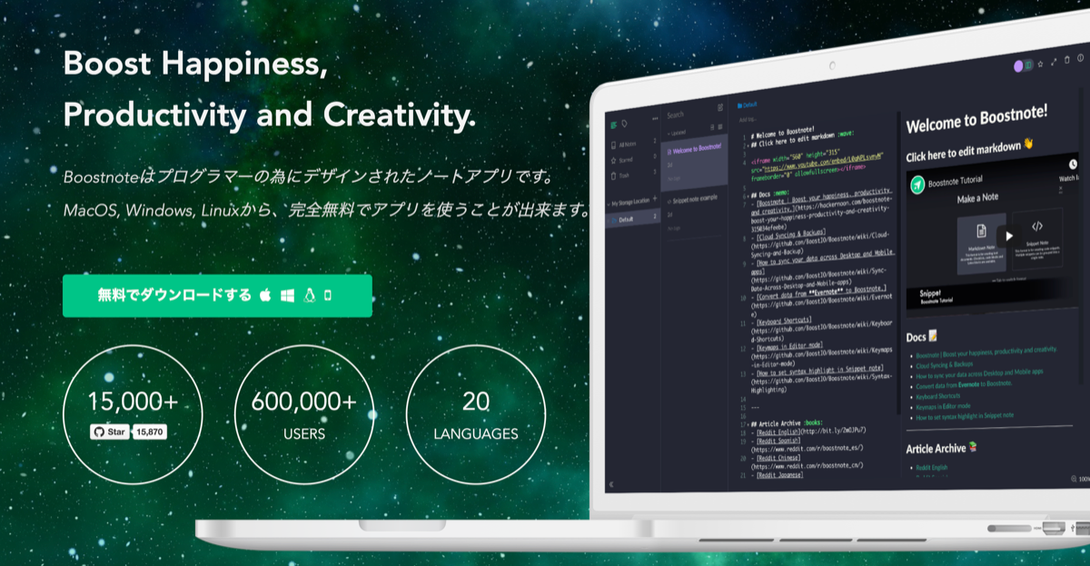 boostnoteの使い方【初心者向け】
